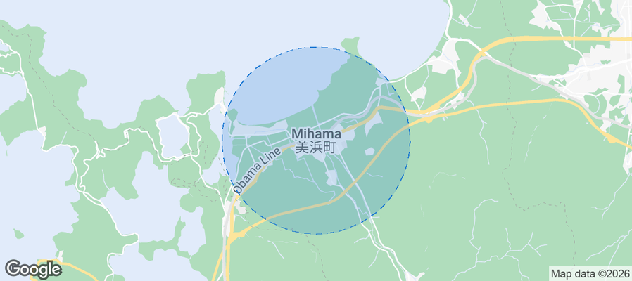 Mihama Airbnb map
